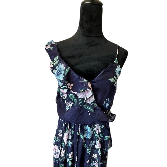 Floral Navy Dress BCX size M - Picture 3 of 4